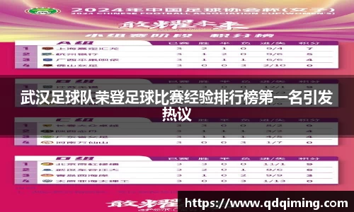 武汉足球队荣登足球比赛经验排行榜第一名引发热议
